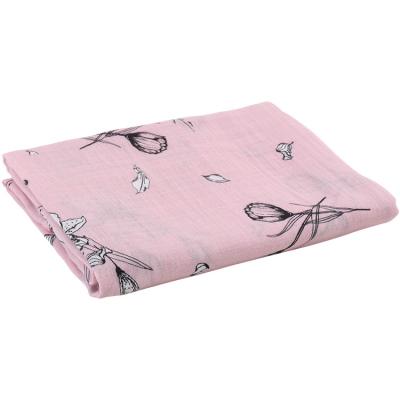 China PORTABLE Sky&Clouds 100% Cotton Blue Muslin Wearable Baby Wrap Blankets for sale