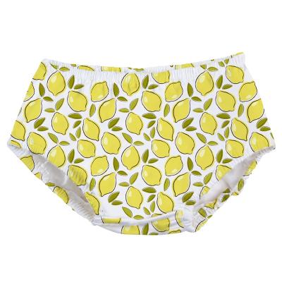 China Breathable Soft Baby Briefs With Lemon Pattern For Kids for sale