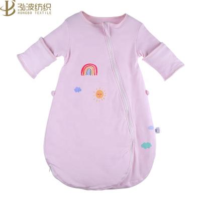 China Customized Breathable Cotton Sleeveless Bamboo Baby Warm Sleeping Bag Wrap for sale