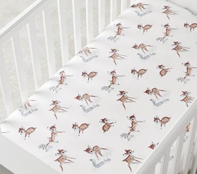 China Popular Design Organic Cotton Folded Bamboo Woven Animal Baby Sheets Matching With Baby Wraps Blanket Wraps for sale