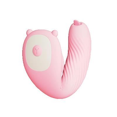 China 9 Speeds Vibration G Spot Nipples Clitoris Licking Vibrator, Female Pleasure Masturbator for sale