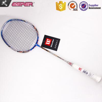 China Good performance and more flexibility carbon fiber shaft + high quality aluminum main badminton racket/23lbs rackets wholesale badminton racket (OEM/ODM badminton) for sale