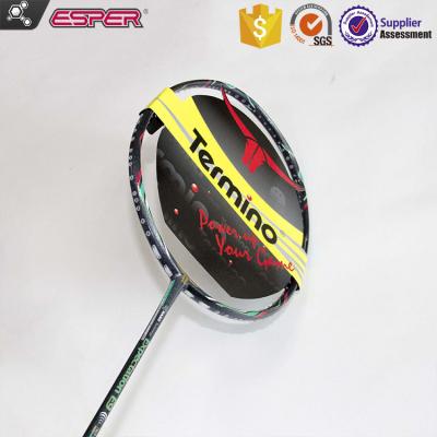 China Good performance and more flexibility china badminton racket china carbon fiber racket manufacturer (full badminton / OEM /odm carbon fiber racket). for sale