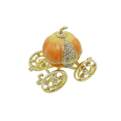 China Box For Jewelry 2021 Chinese Products Wholesale Metal Pumpkin Carriage Trinket Box for sale