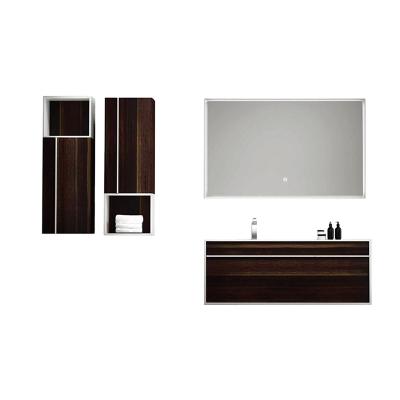 China Undertop Modern Wooden Sink Vanity Bathroom Waterproof Bathroom Cabinet for sale