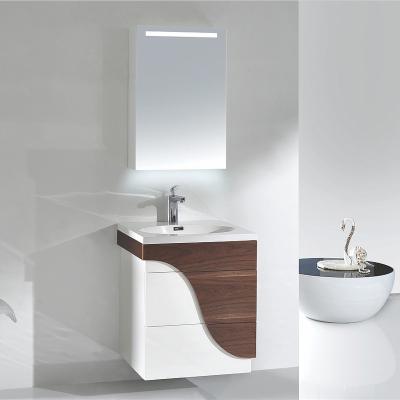 China 23-24in Modern Bathroom Vanity Mirror Cabinet Combo Mirrored Bathroom Vanity Set for sale