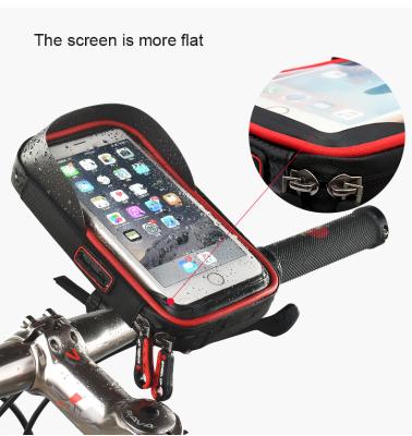 China 100% Waterproof Accessories Recycling Universal 6.0 Inch Bicycle Phone Holder Case Bike Cell Phone Bag for sale