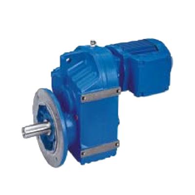 China Material of Construction Shops F Motor Gear Box Series-Parallel Shaft-Helical Fitted Helical Speed ​​Reducers With Flange for sale