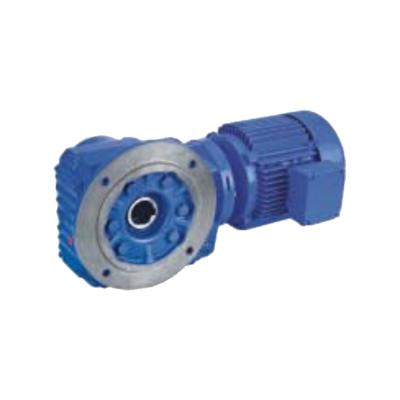 China Building Material Shops K Series Helical-Bevel Geared Motor Gearbox Helical Speed ​​Reducers With Flange Hollow Shaft for sale