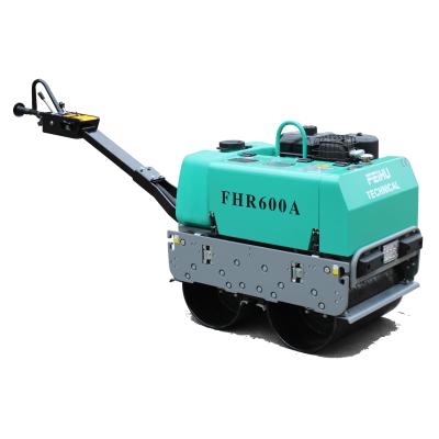 China Factory road roller machine for sale CE FHR-600A/700A 600-700KG double drum roller for sale