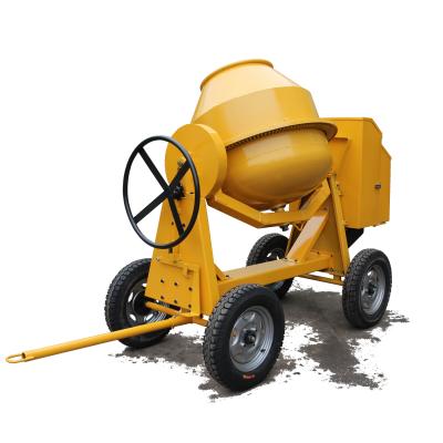 China Building Material Shops Mobile Gasoline Diesel Small Seft-Load Concrete Mixer Machine 350L 400L 500L Concrete Mixer for sale