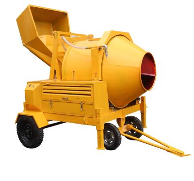 China Building Material Shops 350L Diesel Engine Portable Concrete Mixer JZC350 for sale