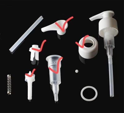 China Mold Maker Lotion Pump Steel Plastic Injection Mold For 28/410 Screw Dispenser for sale