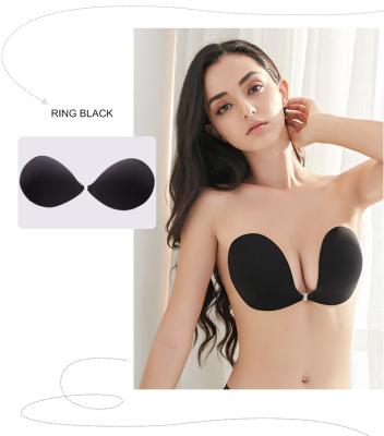 China Wholesale One Piece Push Up Strapless Backless Self Adhesive Silicone Bra Silicone Self Adhesive Invisible Bra for sale