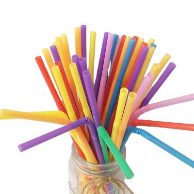 China Fancy Disposable Extra Long Flexible Straws Party Disposable Curvy Plastic Artistic Drinking Straw for sale