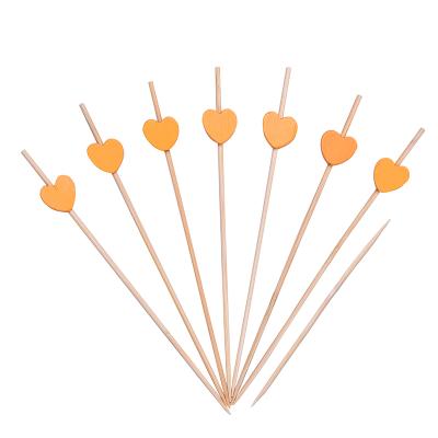 China Disposable Cocktail Picks 100 Counts Handmade Sticks Wooden Toothpicks Cocktail Sticks Party Supplies for sale