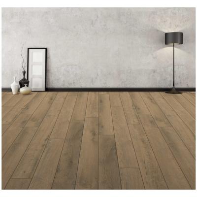 China 8mm 12mm V-Groove Wax Texture AC3 Emboosed Waterproof Wood Surface Emboosed Wood Embossed Laminate Flooring HDF for sale