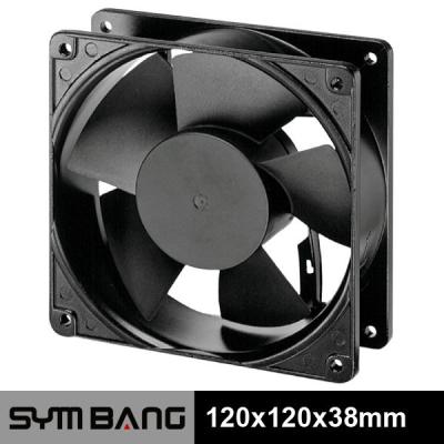 China D12038 12v 24v 48v High Flow Rate Plastic DC Fan Industrial Equipment for sale