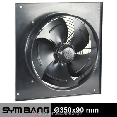 China Metal High Power 220v AC Industry Square Axial Plate Fan 350*90mm (AFD35090-B) for sale