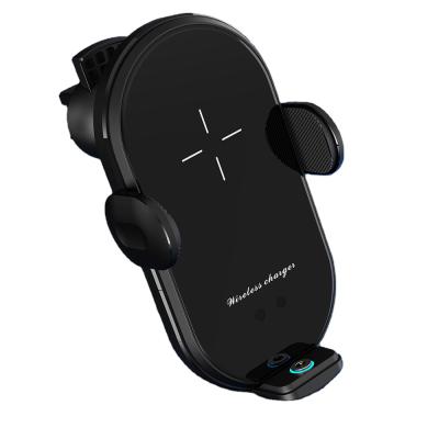 China 2021 Standard Battery V30S 7.5W Magnetic Car Wireless Charger Hot Black Fast Charging Wireless Charger For Iphone for sale