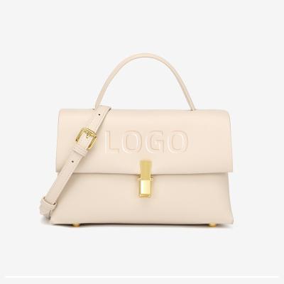 China Fashion 2022 Wholesale Ladies Custom Logo Genuine Leather Women Crossbody Bags Designer Women Purses and Handbags for sale