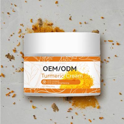 China Private Label Turmeric Vitamin C Beauty Anti Aging Face Cream Moisturizing Face Turmeric Hydration Brightening Cream for sale