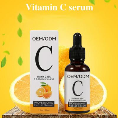 China Natural Skin Revitalizer Free Sample Vitamin C Face Serum Repair Whitening Reduce Deep Wrinkles Anti Aging VC Serum for sale