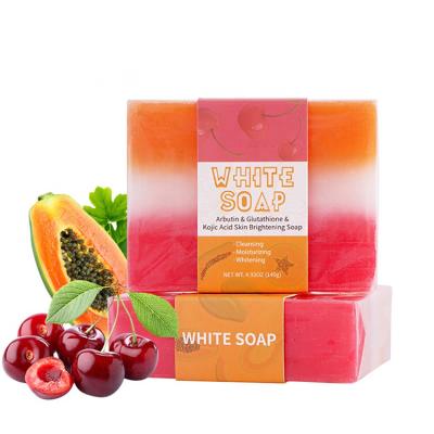 China Hot Sale Strong Cleansing Dark Spots Removal Base and Hyperpigmentation Pure Skin Whitening Kojic Acid Soap Not For Sensitive Skin for sale