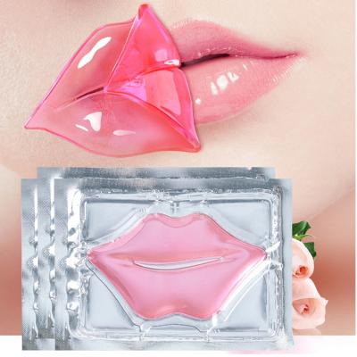 China Wholesale Moisturizer Sheet Lip Mask Correction Anti Wrinkle Moisturizing Plumper Collagen Lip Care Gel Vegan Crystal Lip Mask for sale