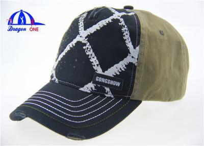 China 5 Panel Cotton Washed Baseball Cap for sale