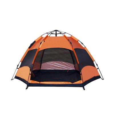 China Extended Type 3-4 Person Factory Wholesale Tent Outdoor Fully Automatic Camping Leisure Gear Open Hexagonal Tent for sale