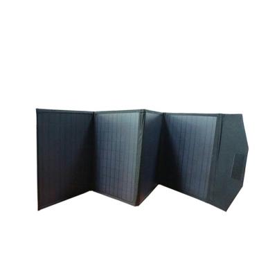 China Imported ETFE Panel/Back Panel Waterproof Portable Solar Summer Camp Generator 60W Foldable Solar Panel Charger for sale