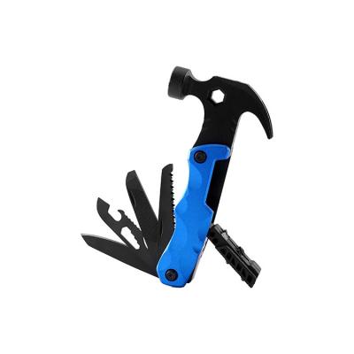 China 2CR13+ Aluminum Alloy 14 in 1 Multitool Camping Ax Hammer Saw Screwdriver Pliers Hatchet Multitool Hammers for sale