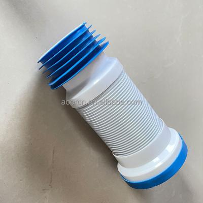 China Flexible Angular Connecting Pipe Toilet Bowl Connecting Toilet Drainer Bend Tube for sale