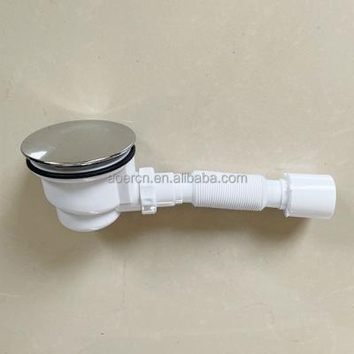 China Modern China Manufacturer High Quality Bathroom Sink Plated Chrome Plated Sink Strainer for sale