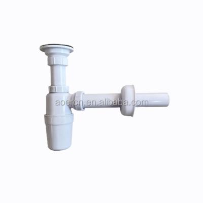 China Modern High Quality Noise Lowering Powerful Drain Pipe Dredge Sink Drain Bathroom PP+ Stainless Steel Strainer Waste Pipe (200/32mm) for sale