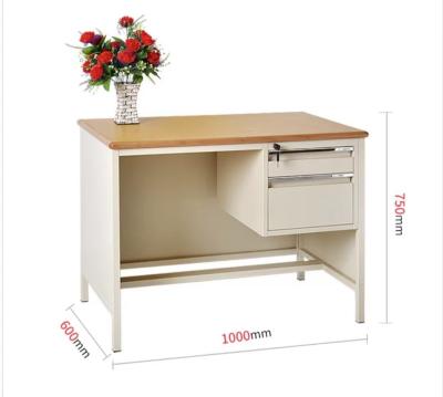 Κίνα Knock Down Structure Office Table Desk With 25mm Wooden Desktop προς πώληση