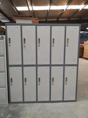 China Changing Room 6 Door Steel Locker Cabinet Metal Storage Lockers for sale