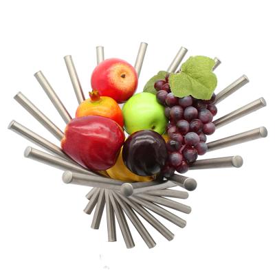 China Viable Wholesales Store High Quality Rotating Metal Fruit Basket for sale