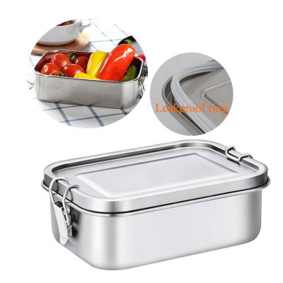 China Freshness Preservation With Waterproof Wholesale Kids Lunch Box Bento Lunch Box Storage Food Seal Stainless Bowl for sale