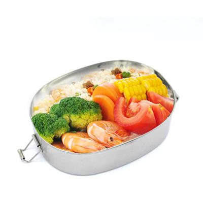 China Sustainable Lunch Food Divided 500ml Snack Containers For Kids Bento Box Accesories Stainless for sale