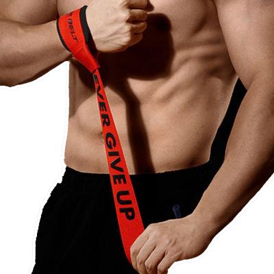 China Best Seller Weightlifting Wrist Support Heavy Lifting Braces for Bodybuilding Strength Training, and Deadlifts for sale