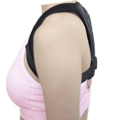 China Adjustable/Detachable Women and Men Back Brace Lumbar Back Support Shoulder Brace Posture Corrector for sale