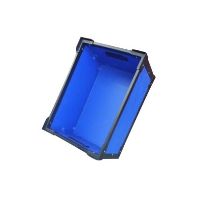 China High Strength PP Plastic Folded Panel Corrugated Hollow Logistic Turnover Box Anti-Static Skeleton Box for sale