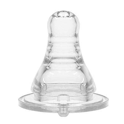 China Baby Nipple Free Standard Caliber BPA Factory Silicone Bottle Milk Bottle Milk Bottle Liquid Nipple for sale