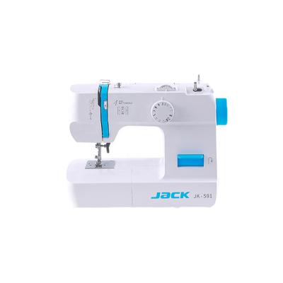 China JACK 591 mini popular brand new automatic electronic overlock lubrication sewing machine small and light household sewing machine for sale