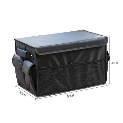 China Brief & Best Selling Good Quality Auto Trunk Organizer Heavy Duty Folding Car Trunk Organizer Simple Color for sale