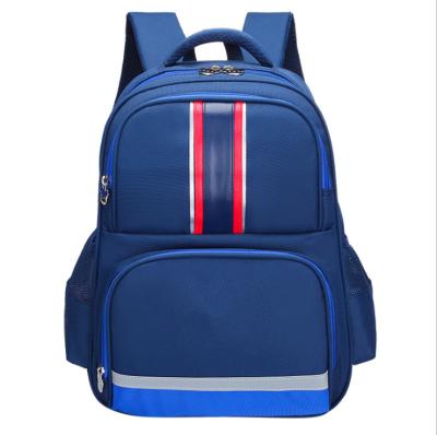 China Waterproof Multicolor Kids School Bags Kids Safe Backpack 6-12 Years Boys Girls School Bag With Reflective Stripe for sale