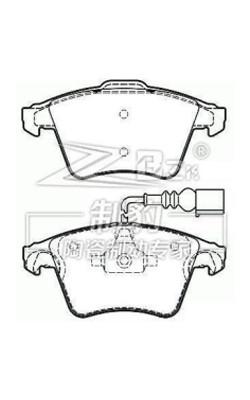 China 7L6698151B SUV Volkswagen Touareg ((7LA) Placa de freno de cerámica FDB1826 en venta