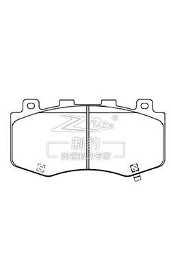 China Jeep 2018 Grand Cherokee, Ceramic Brake Pad,D2152,68399095AB,F Te koop